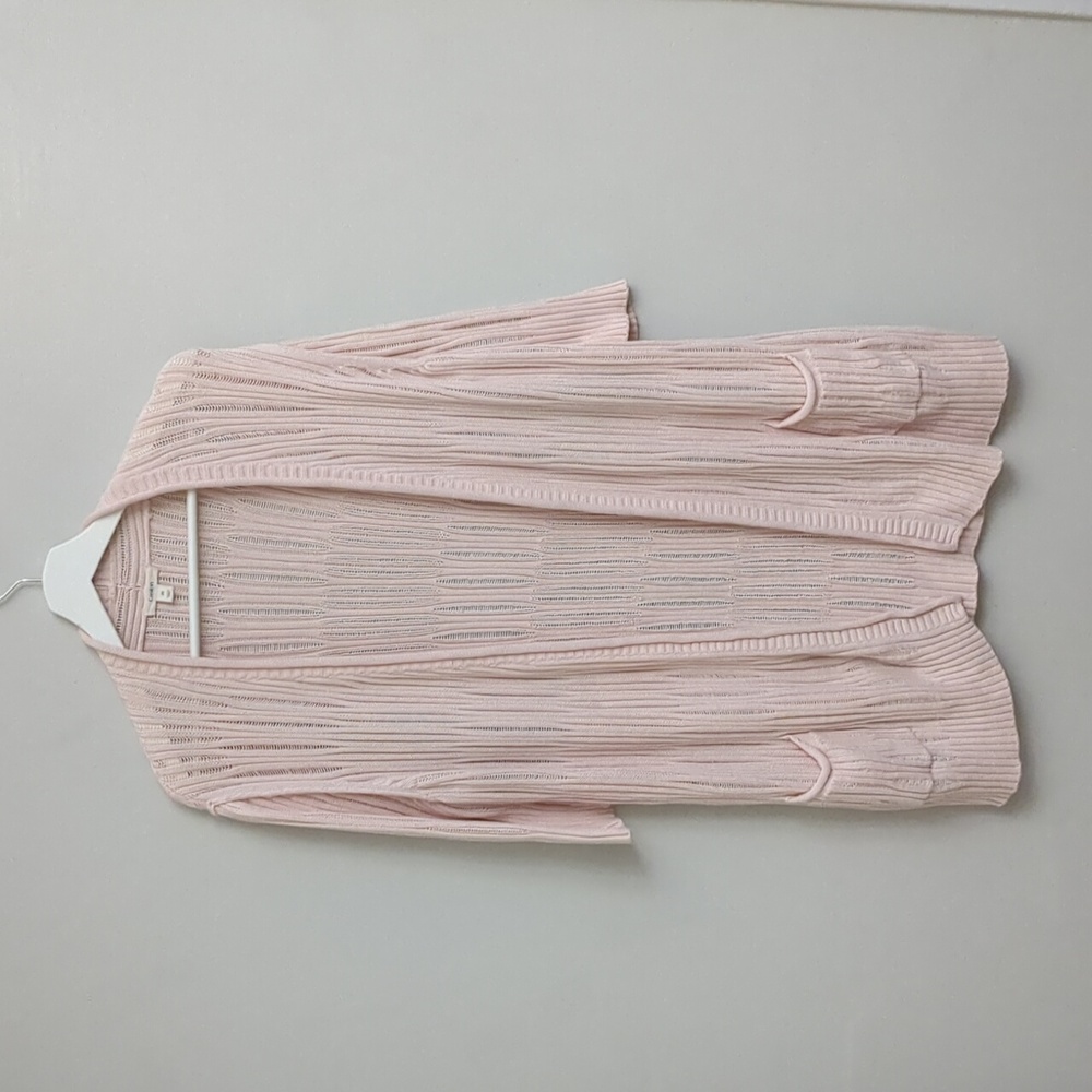 Caslon Cotton Open Knit Cardigan